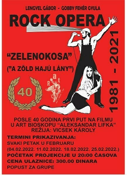 Rok opera „Zelenokosa“ na filmskom platnu