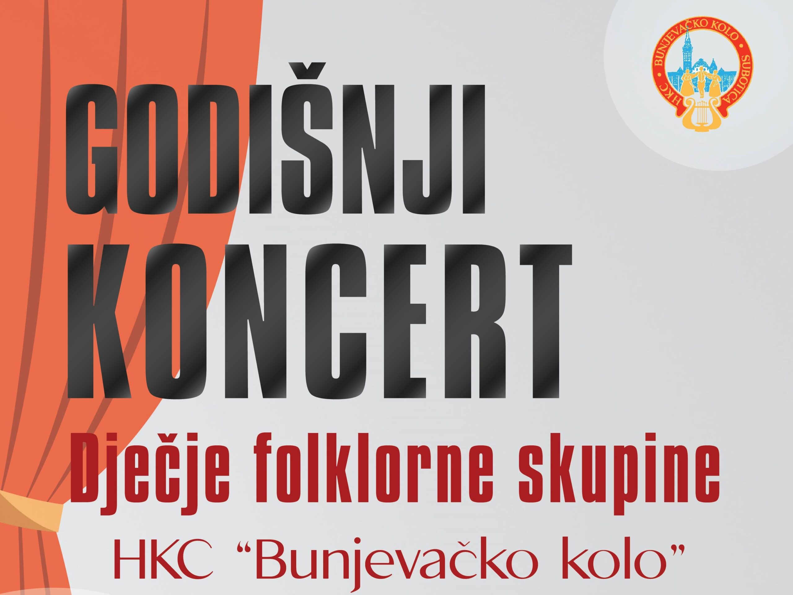 Godišnji koncert dečje folklorne sekcije HKC “Bunjevačko kolo”