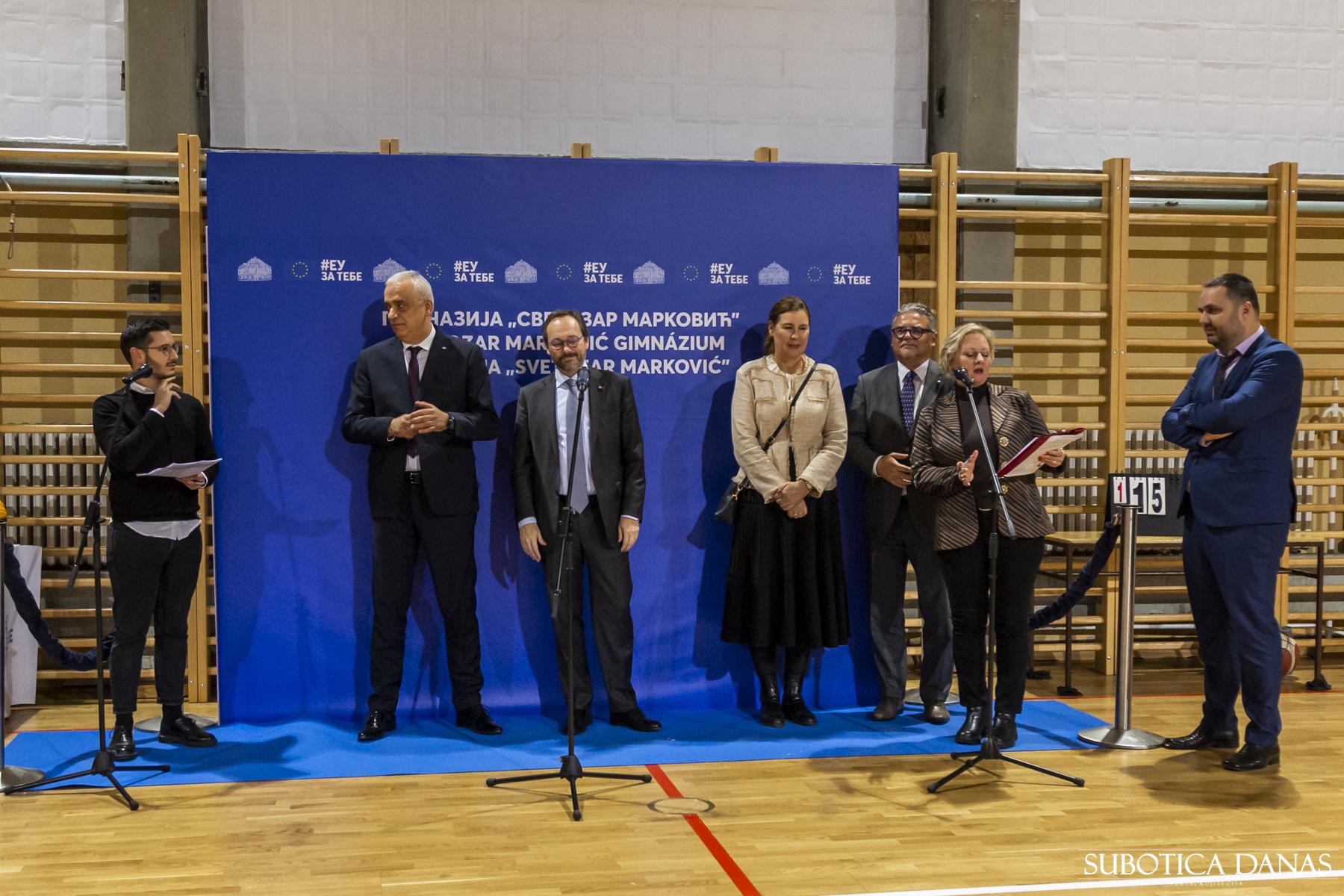 Ambasadori Evropske unije posetili Gimnaziju “Svetozar Marković”