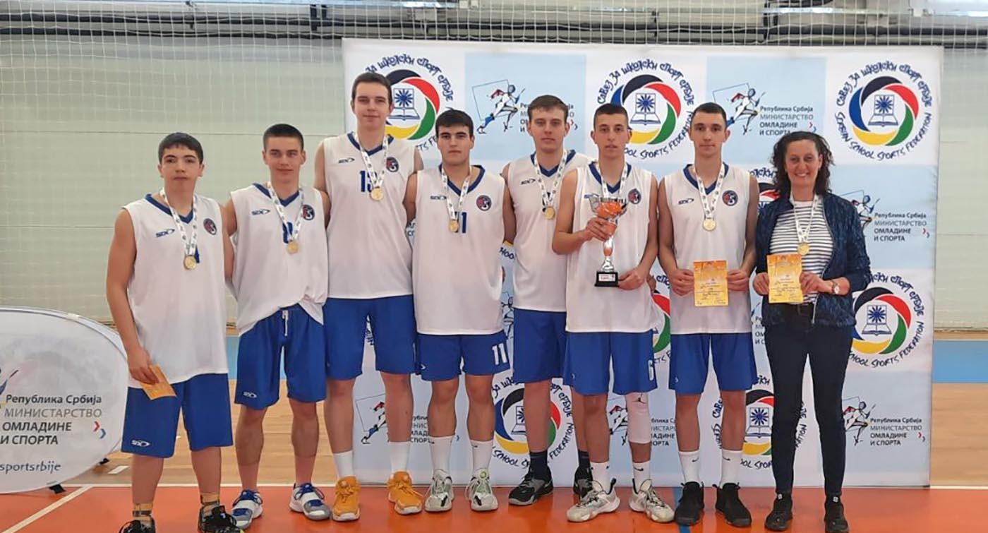 Učenici SEŠ “Bosa Milićević” novi prvaci Srbije u košarci