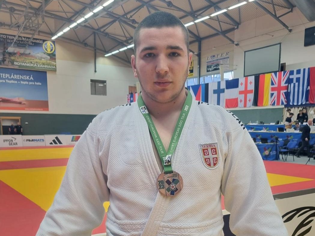 Mateja Borojević osvojio bronzu na Evropskom džudo Kupu