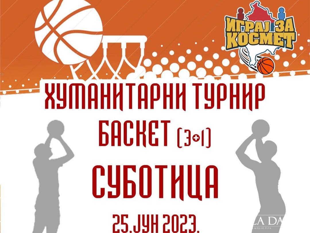 Humanitarni turnir u basketu 3+1 održava se u nedelju, 25. juna