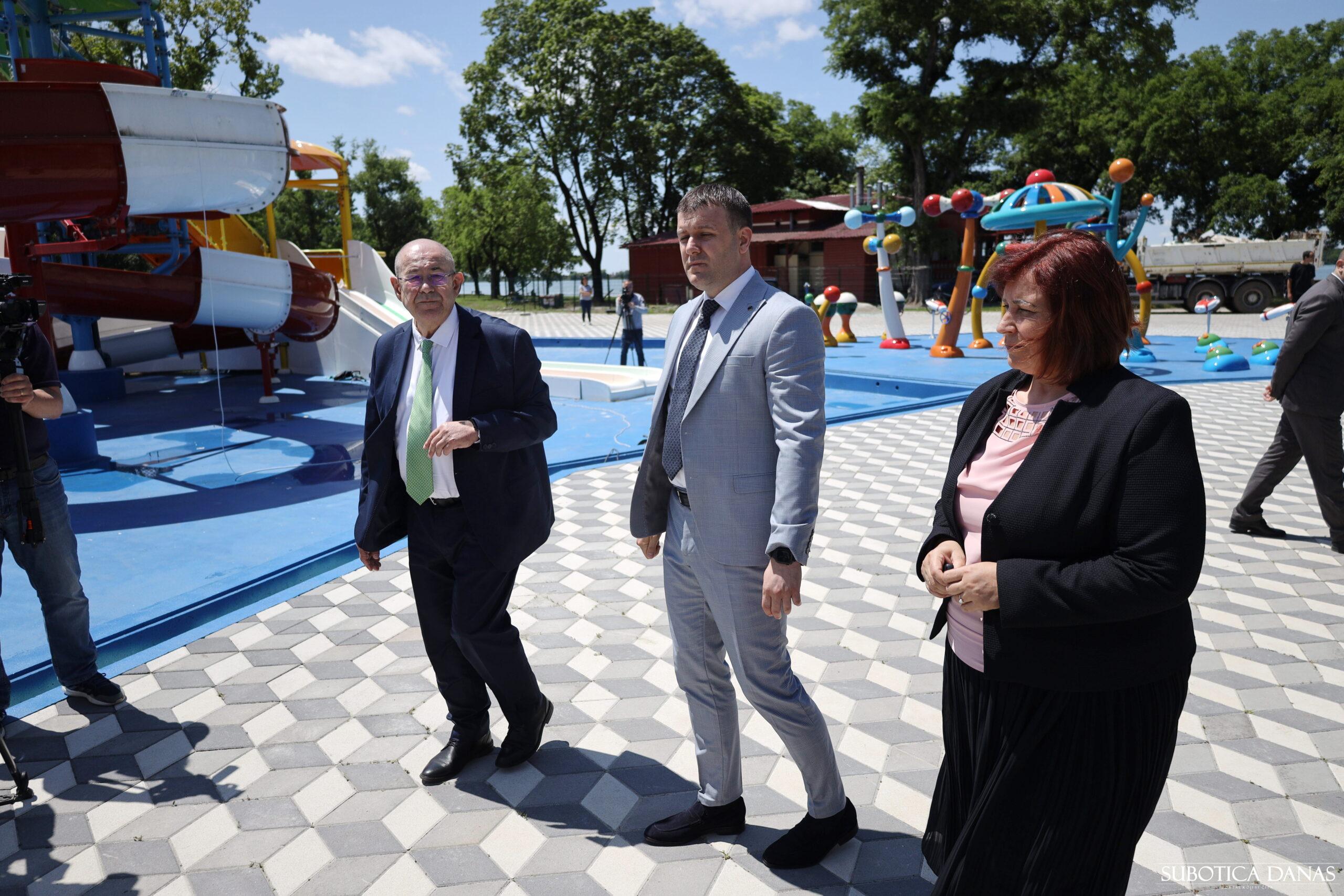 Ministar Memić posetio Palić – Akva park gotov do avgusta