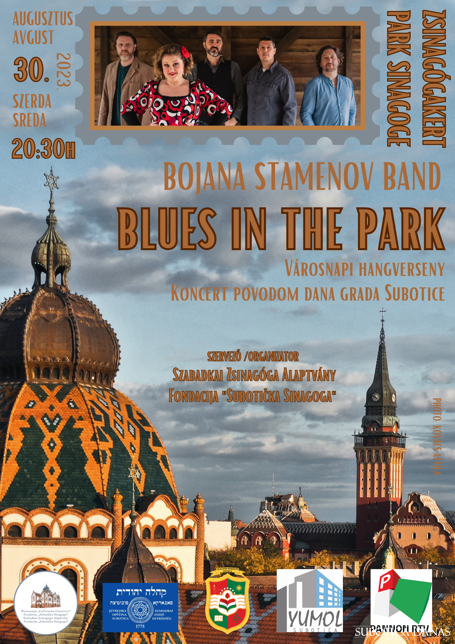 Bojana Stamenov Band nastupa u Sinagogi u okviru proslave Dana grada