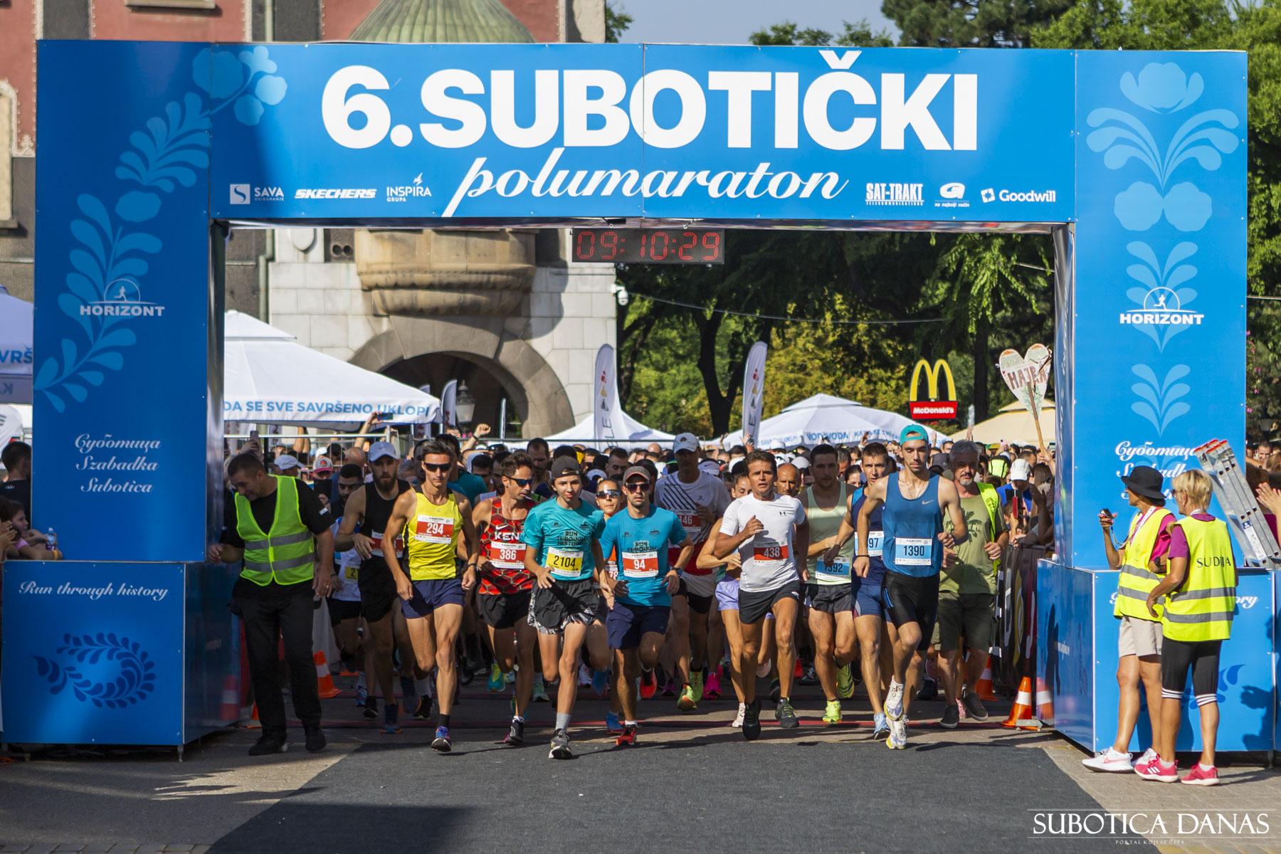 Subotički polumaraton okupio oko 1.350 trkača iz preko 20 zemalja